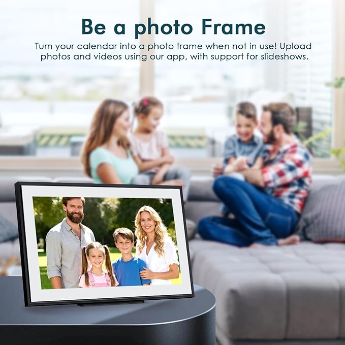 Digital Calendar 15.6 Inch Electronic Wall Calendar and Chore Chart 1920 * 1080P IPS Touchscreen Wall Smart Weekly and Monthly Planner for family Meal Planning Gift for Women