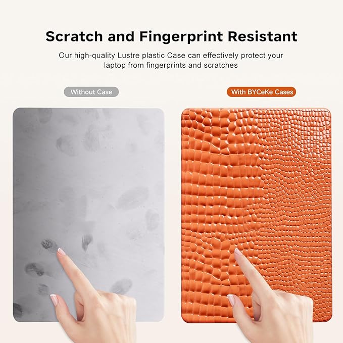 Crocodile Case for MacBook Air 13 inch M4 M3 M2 2025-2022 A3240 A3113 A2681,for Mac Air M4 Alligator Snake Textured Leather Glitter Glossy Cute Hard Shell&Keyboard Cover for Mac Air 13.6,Brown