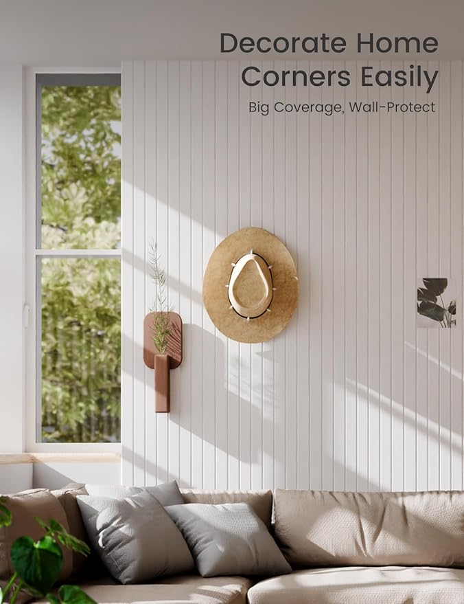 Large Felt Bulletin Board 48" x 36" Cork Board Alternative-12 Pack with 70 Safe Removable Adhesive Tabs, Cork Boards for Walls Cork Board for Home Office Classroom Pin Board (Milky White)