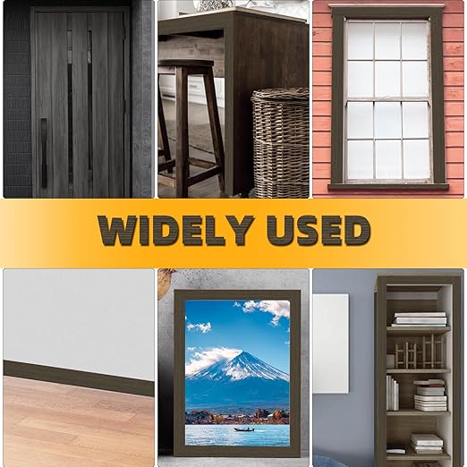 GSCIT Club Brown Walnut Wallpaper, 24 inch X 25ft Self Adhesive Wood Grain Repair Tape Patch for Tables, Chairs, Baseboards, Doors, Windows, Floors, Handicraft DIY.