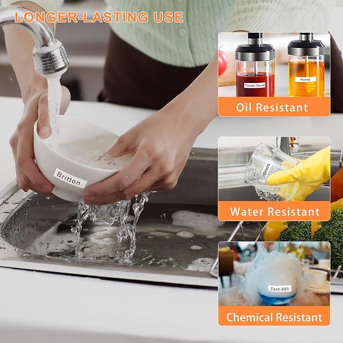 8Pack Compatible with Brother P Touch Label Tape 12mm 0.47 Laminated White TZe-231 TZe 231 TZe TZ Tape Refill Compatible with Brother P-Touch Label Maker PT-D210 PT-H110