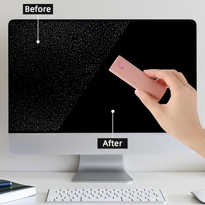 Screen Cleaner Kit 4 Pcs, 3-in-1 Touchscreen Mist Cleaner Spray and Microfiber Cloth, Electronic Screen Mist Cleaning Kit for All Phones, Laptop and Tablet Screens, TV Monitor, Car Screen