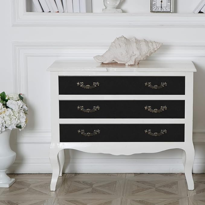 CRE8TIVE 12"x80" Self Adhesive Velvet Drawer Liners for Jewelry Thick Black Felt Velvet Wallpaper Peel and Stick Fabric Flocking Black Contact Paper Roll for Dresser Crafts Jewelry Box Lining Sticker