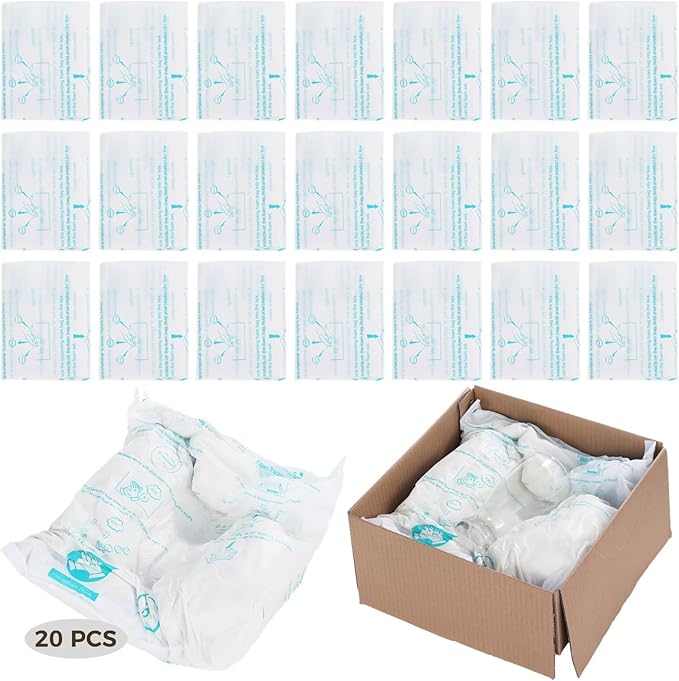 Foam Bags For Shipping 20 PCS 14×16 Inch, Handy Temperature-Activated Expanding Pouches, Instant Pack Quick Packaging - Protective Parcel Solution