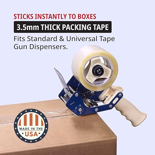 Tape Logic 3" x 55 yds Acrylic Packing Tape 3.5 Mil, Clear (24-Pack) Heavy Duty Packing Tape Rolls for Sealing Boxes at Home, Warehouse, & Office, Supplies for Packaging, Shipping, Moving