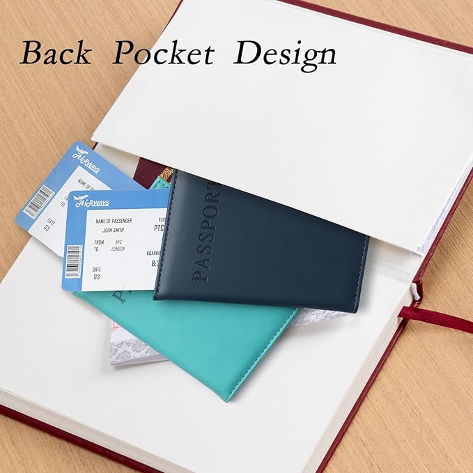 deli A5 Lined Journal Notebook, 160 Pages Hardcover Writing Notebook, 5.5"x8.2" College Ruled Notebook for Office, School, Work Notes (Red)