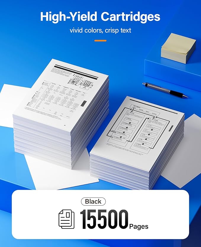 VersaLink B7025 B7030 B7035 Black High Capacity Toner Cartridge 1-Pack Replacement for Xerox 106R03393 106R03394 Toner Compatible with Xerox VersaLink B7025 B7030 B7035 Laser Printer Ink All-in-One