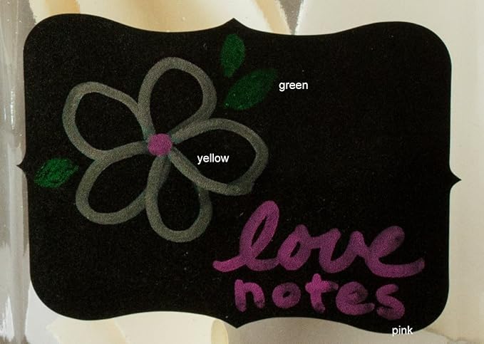 Yellow Wine Glass Marker, Chalk Ink Pen for Vinyl Stickers, Mirrors, Glass, Stainless Steel, Ceramic