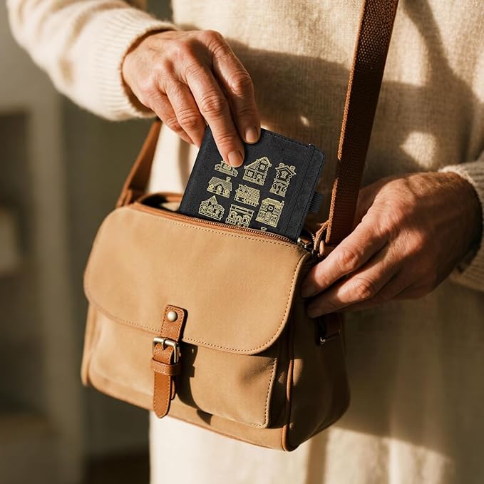 Address Book with Colorful Alphabetical Tabs (4.7" X 6.2") – Telephone Address Contact Book for Seniors, Address Book with Space for Website Address and Internet Passwords (Black)