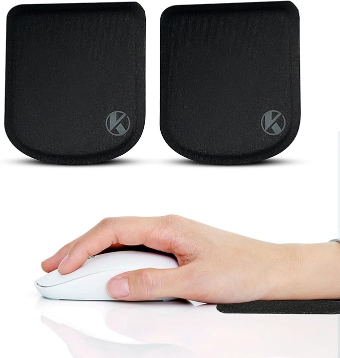 Ultra-Thin Portable Laptop Wrist Rest Pads (Onyx Black)