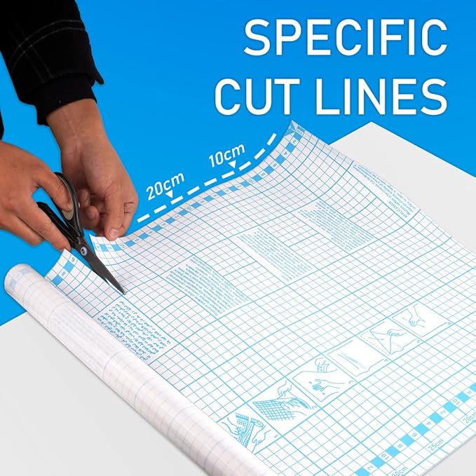 Chell Clear Contact Paper Roll for Books, 17.5 in x 30 ft Clear Self Adhesive Book Cover Paper Protector