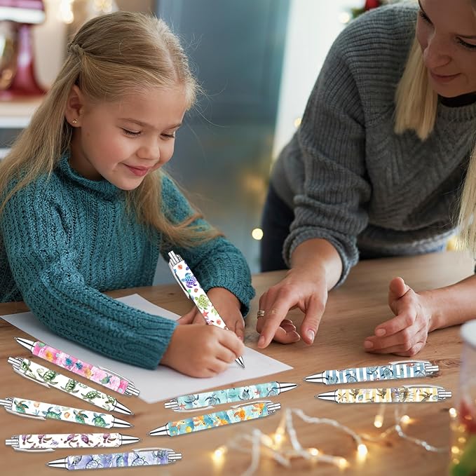 Cute Turtle Pens Set – Adorable Sea Turtle Gel Ink Pens for Kids, Students, and Teachers – Fun Ocean Animal Stationery for School, Office, or Gifts – Thanksgiving Christmas New Year Gifts, 10 Pack