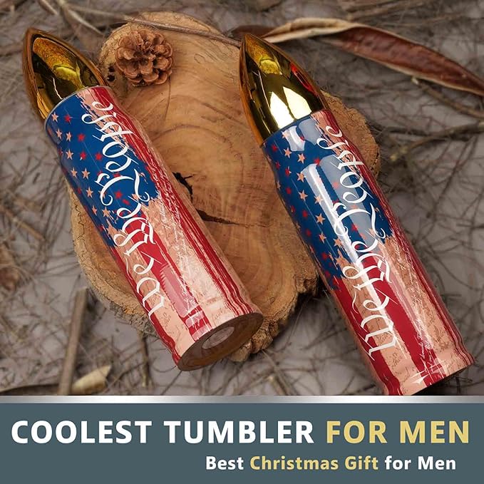 White Elephant Gifts for Adults Funny - 17 oz We the People Tumbler - Stocking Stuffers for Adults Mens Gifts Ideas - Gift for Dad Who Have Everything - Dad Gift Christmas - Stocking Stuffers 2025