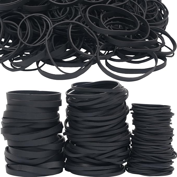Rubber Bands assorted size black, rubber bands for School Home office supplies size#16 size33,size64(227g/0.5 lbs)