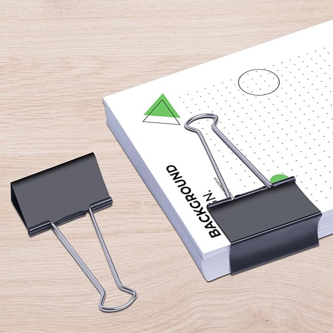 Ufmarine Jumbo Binder Clips 3 inch (36 Pcs), Extra Large Binder Clips Giant for Office Supplies