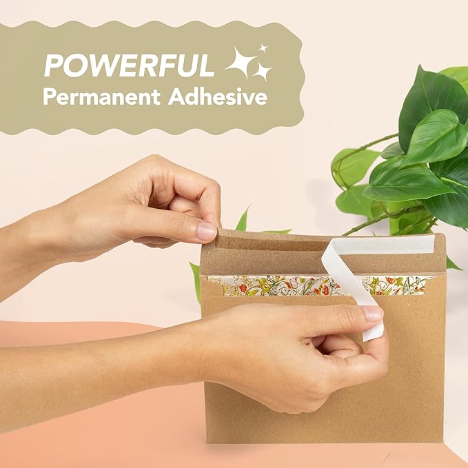 Pack It Chic - 5.75” X 8.75” Envelopes (250 Count) White A9 Peel-and-Stick Envelopes for Photos, Letters, Invitations, Weddings, Announcements, and Holidays - 5 3/4" X 8 3/4"