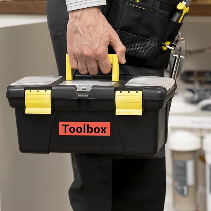 Label KINGDOM 18mm Red Label Tape Replacement for Brother TZe-441 TZe441 3/4" Black on Red TZ Tape 18mm 0.7 Laminated Compatible with Brother P Touch for PTD400 PTD410 PTD600, 3-Pack