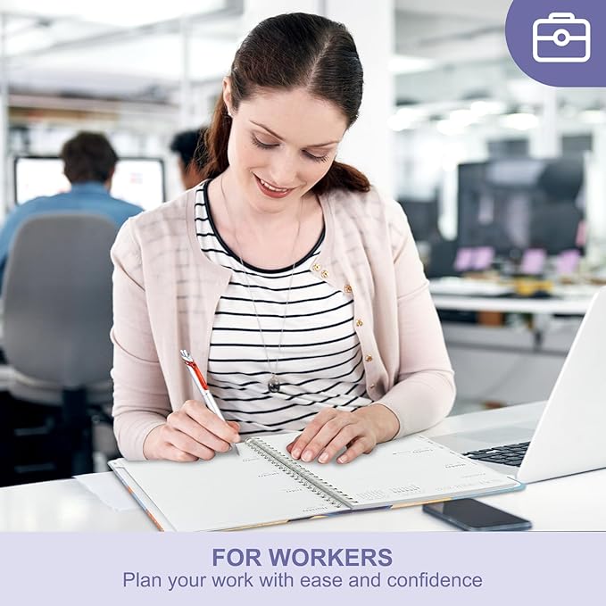 2026 Planner, Weekly and Monthly Academic Planner Calendar (JAN.2026 - DEC.2026), Planning Agenda Book, for Office Desk Accessories and School Supplies, A5(6.3" x 8.5")