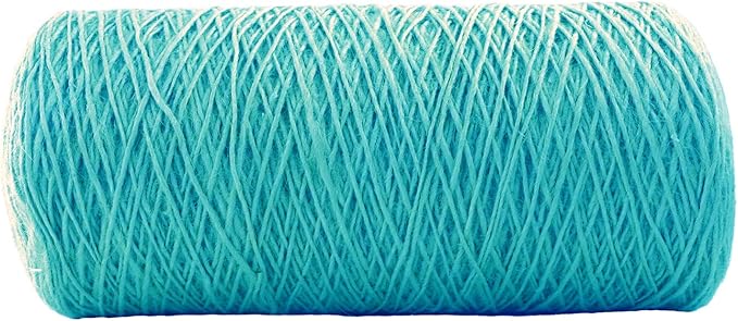 1mm x 1500 Feet Blue Jute Rope, Twine for Gardening Tomato Climbing Plant Tie Floristry Crafts Gift Wrapping Packing Decor