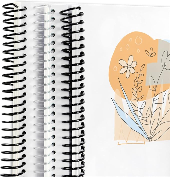 Rayson 5/8" Plastic Coil bindings Spines, 15.9mm Multicolored Spiral Binding Coil 4:1 Pitch, 140 Sheets Capacity, 100/Box for Business and Educational Purposes