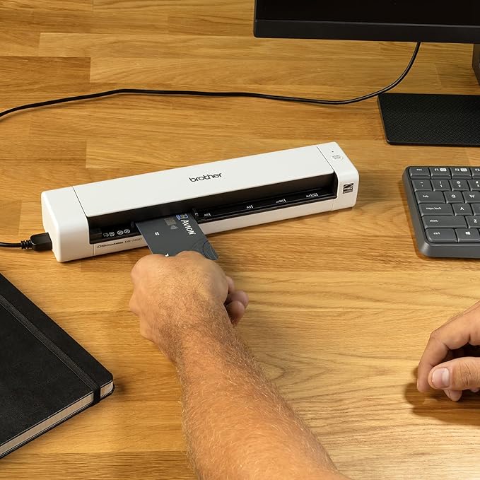 Brother DS-740D Duplex Compact Mobile Document Scanner (Renewed Premium)