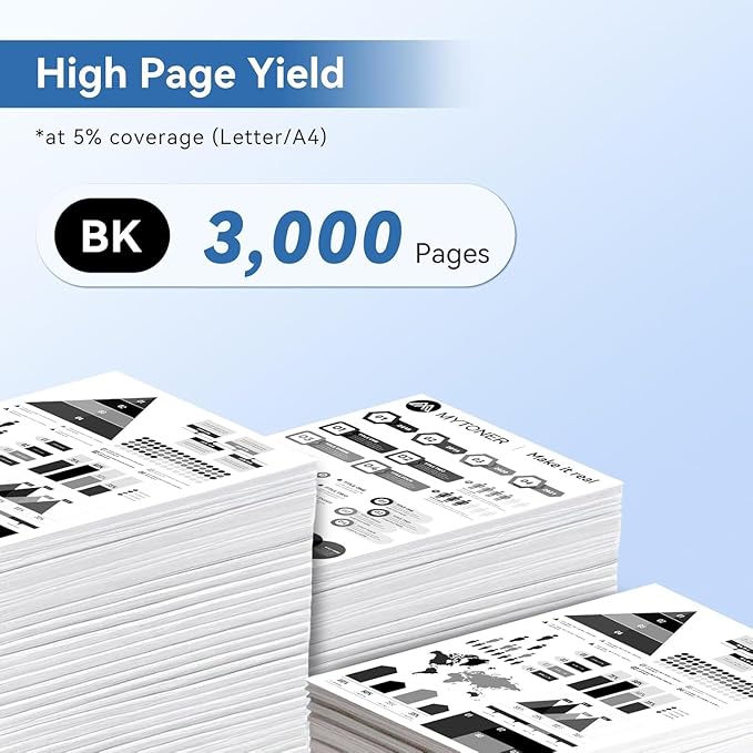 MYTONER Compatible Toner Cartridges Replacement for Brother TN830XL TN830 XL/V/R TN-830 for DCP-L2640DW HL-L2460DW MFC-L2820DW HL-L2400D HL-L2405W HL-L2465DW HL-L2480DW Printer, 1xBlack