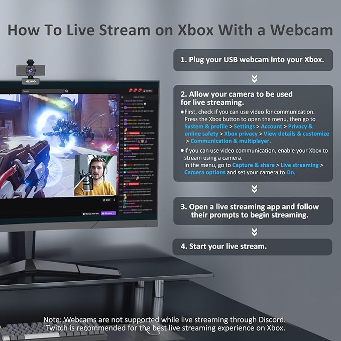 NexiGo N60 1080P Webcam with Microphone, Adjustable FOV, Zoom, Software Control & Privacy Cover, USB HD Computer Web Camera, Plug and Play, for Zoom/Skype/Teams, Conferencing and Video Calling