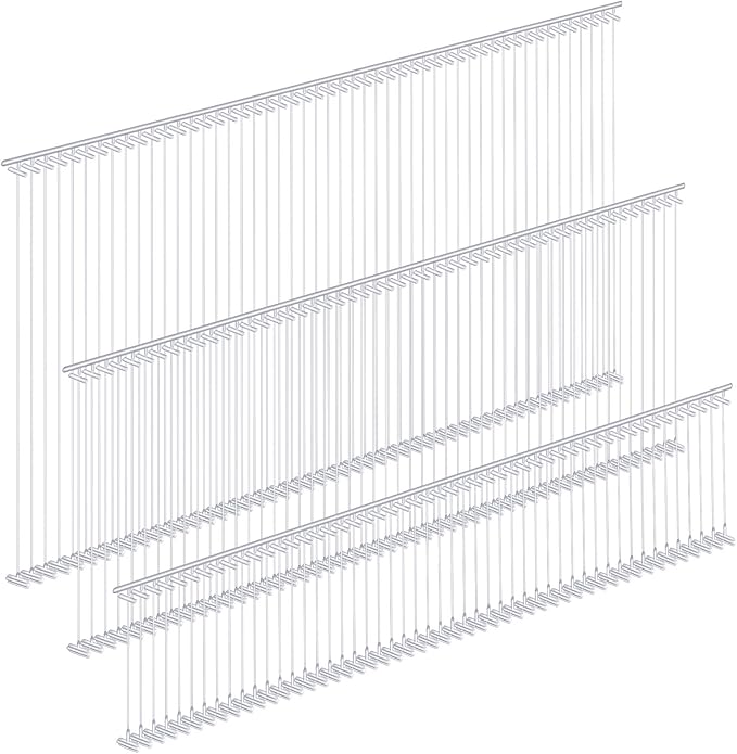 Zonon 3000 Pieces Tagging Gun Fasteners for Clothing Standard Label Gun Price Tagging Barbs Plastic Garment Refills(1 Inch, 2 Inch, 3 Inch,Clear)