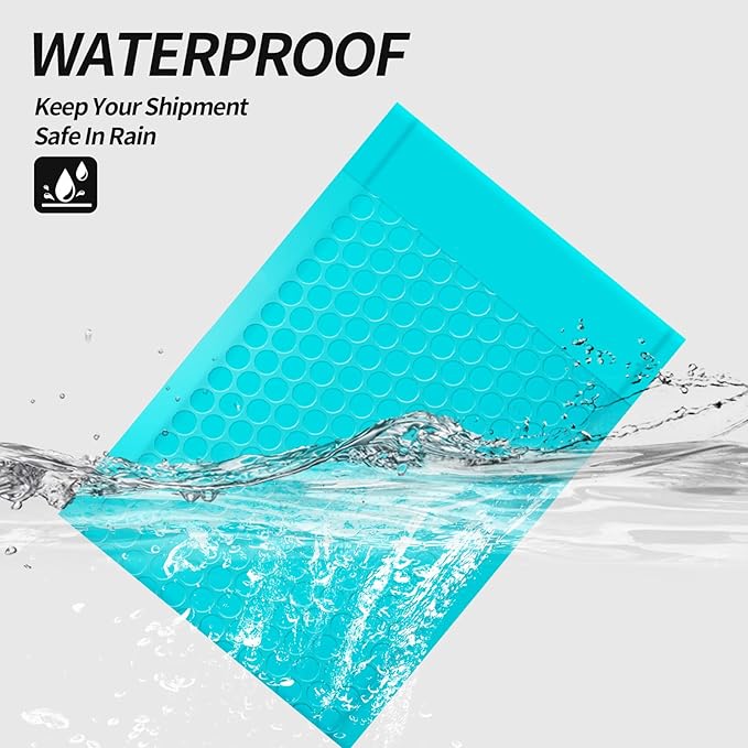 Bubble Mailers 3.5x5 inch 40Pack Teal Bubble Mailers Self-Seal Padded Mailing Envelopes Bubble Opaque Padded Mailer for Small Businesses to Package and Mail Jewelry Cosmetics#0000