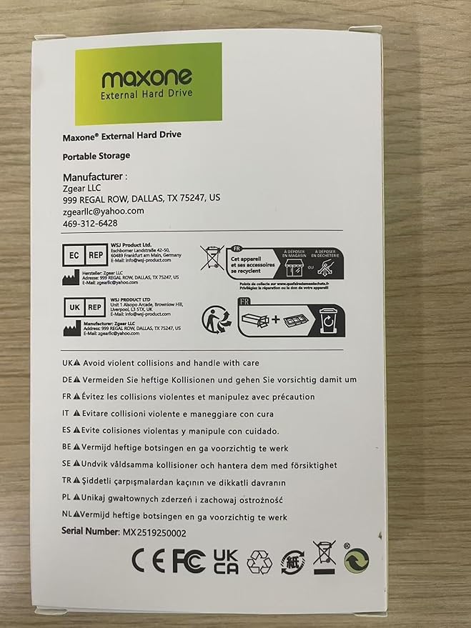 Maxone 320GB Ultra Slim Portable External Hard Drive HDD USB 3.0 Compatible with PC, Laptop, Rose Pink