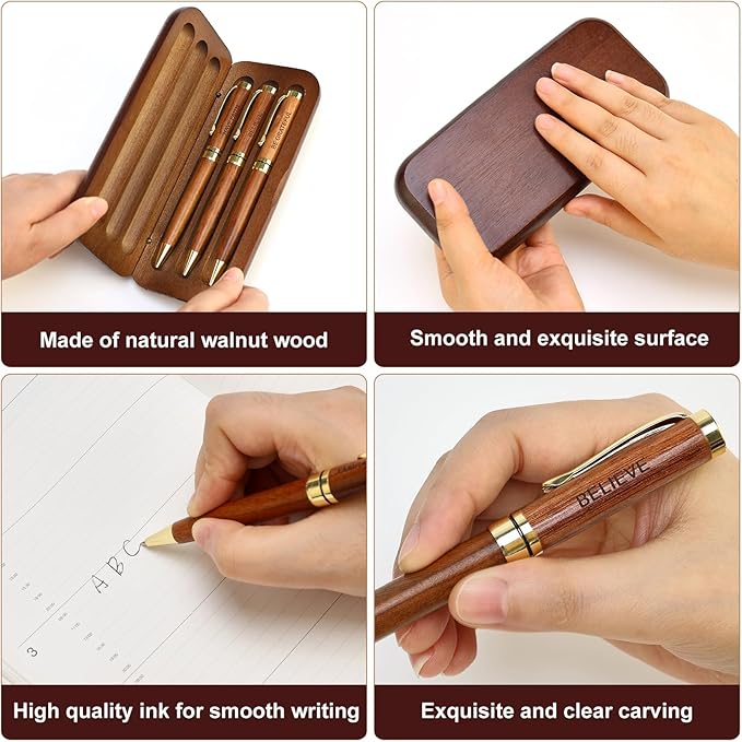 Christian Gifts for Women Men Pen Set Faith Based Spiritual Religious Gift for Women Cute Inspirational Pens for Bible Journaling No Bleed Biblical Gift Motivational Pens for Her Nurse Christian Stuff