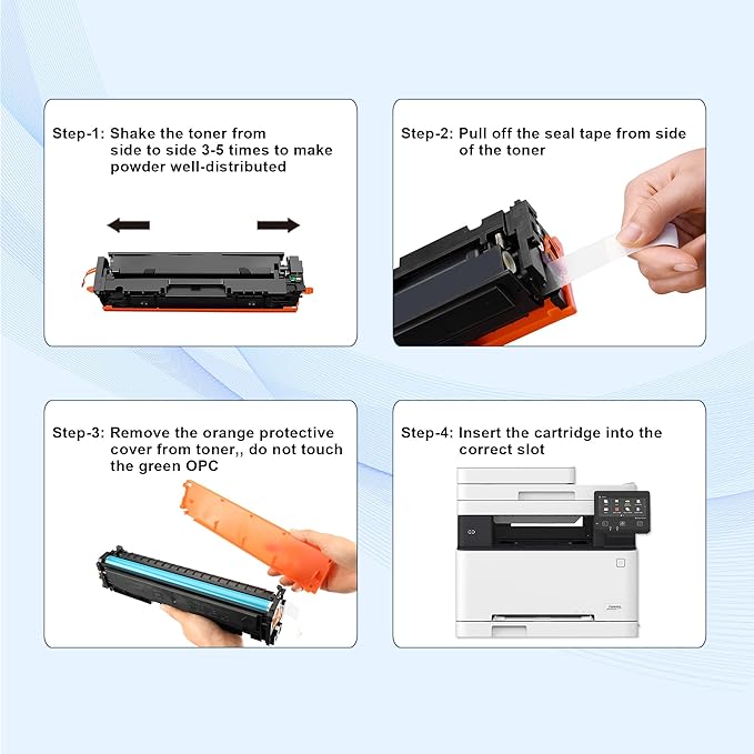 655A Magenta Toner Cartridge Replacement for HP 655A CF453A for HP Color Laser Enterprise M652, M653 M681,M682 Series