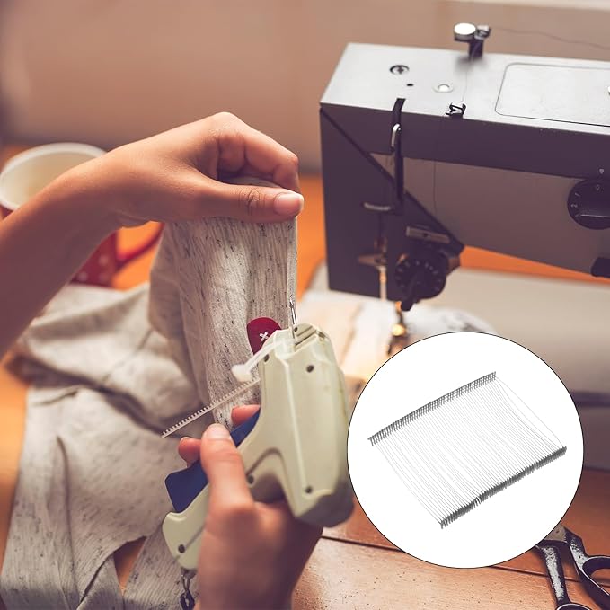 MECCANIXITY Standard Tagging Fasteners,Plastic Regular,Standard Label Gun Price Tagging Barbs for Garment Price Tag Label Tagging Barbs 75mm/3 Inch,Pack of 1000 Gray