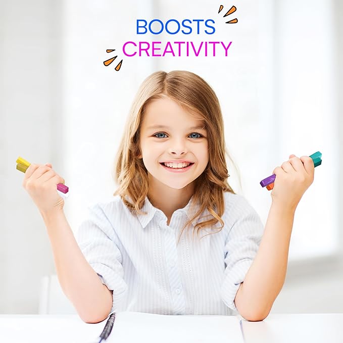 Neliblu 12-Piece Soft Pastels Set - Multi Color Pastel Chalk for Art Painting - Pastel Sticks Suitable on Paper, Blackboards, Sidewalk Blocks - For Kids, Adults, Professional Artists