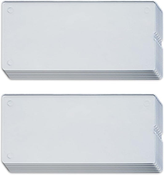 BLUE GINKGO 12 Dividers - Compatible with Large 12-Drawer Storage Cabinet (12-Pack) - Clear