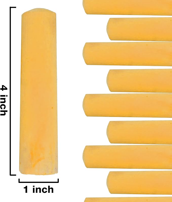 Kid Made Modern 60 Count Pack of Sidewalk Chalk – Yellow