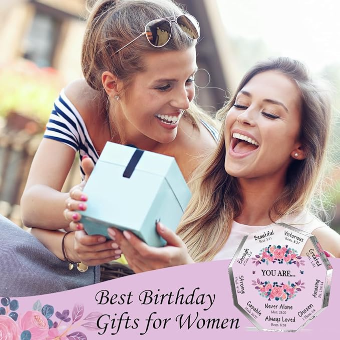 Christian Gifts for Women Birthday Christmas Inspiration Religious Gifts Spiritual Catholic Pastor Wife Appreciation Gift for Women Her Mom Friends Sister Female Coworker Sister Christian Sign Plaque