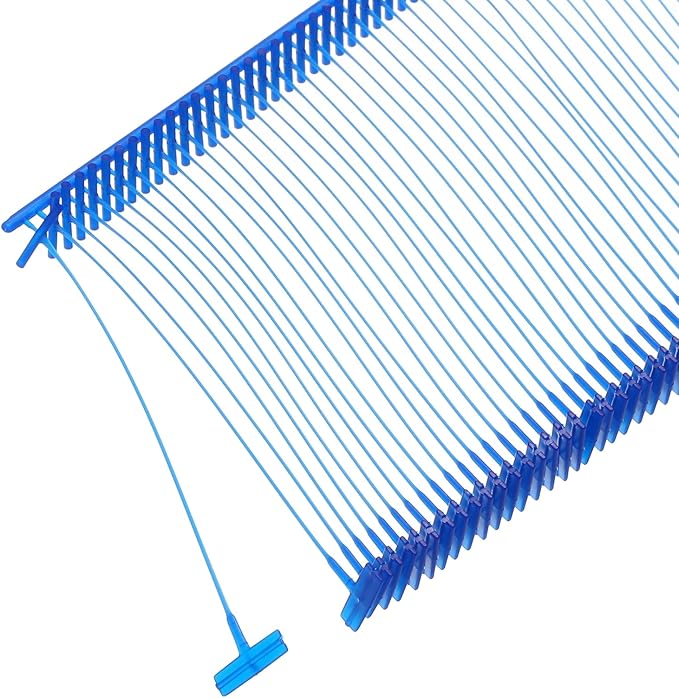MECCANIXITY Standard Tagging Fasteners,Plastic Regular,Standard Label Gun Price Tagging Barbs for Garment Price Tag Label Tagging Barbs 50mm/2 Inch,Pack of 1000 Blue