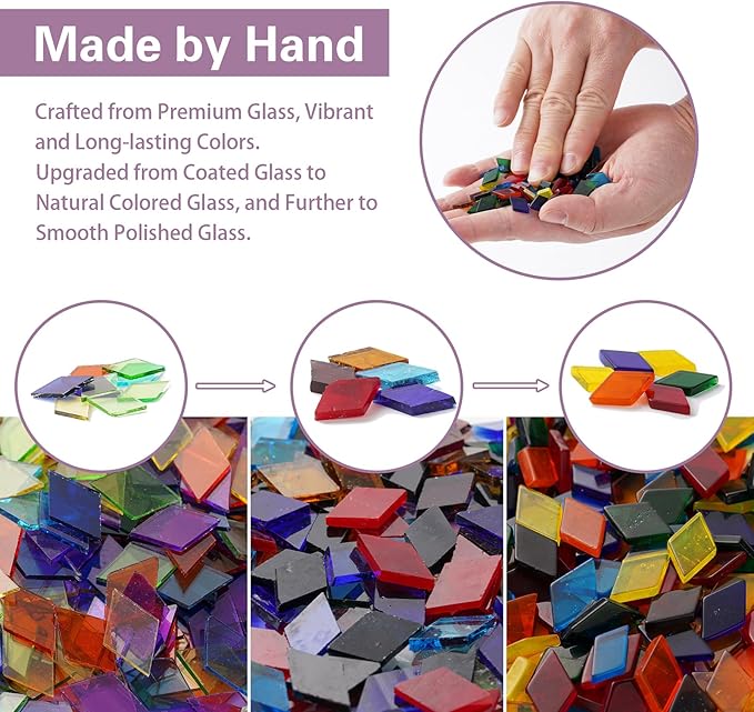 Turkish Moroccan Style Mosaic Table Lamp with USB Power - Colorful Glass Vase Light for Living Room or Bedroom Decor