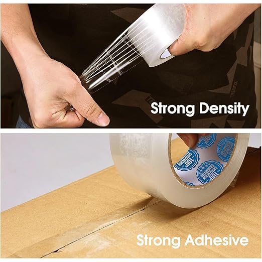 2 Inch x 110 Yards Packing Tape（36 Rolls）, Clear Shipping Tape for Boxes, Strong Adhesive for Packaging, Sealing, Moving, Storage，Lightweight Packing