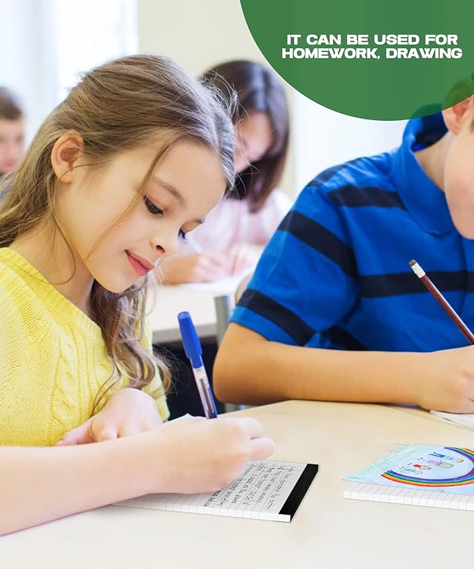 Legal Pads 4x6 Inch College Ruled Small Notepads Writing Note Pads for Work Study Taking Notes To do List, 30 Sheet/Pad Tear-Off Lined Paper Pads Memo & Scratch Pads for Office Home Car School, 8 Pack