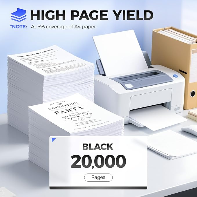 55B1X00 Black Extra High Yield Toner Cartridge Replacement for Lexmark 55B1X00 Toner Compatible for Lexmark MS331 MS431 MX331 MX431 MS431dn MS331dn MS431dw MX331adn MX431adn MX431adw MX432adwe Printer