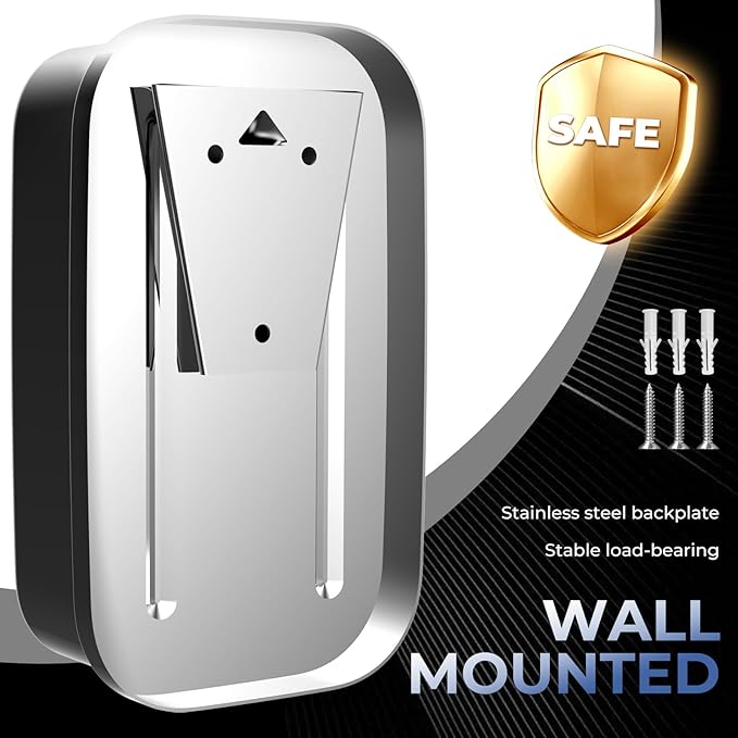 Commercial Soap Dispenser Wall Mount Stainless Steel Soap Dispensers Liquid Manual Anti-Leak Pump Hand Soap Dispenser for Bathroom Kitchen Silver (28 fl.oz./800ml)