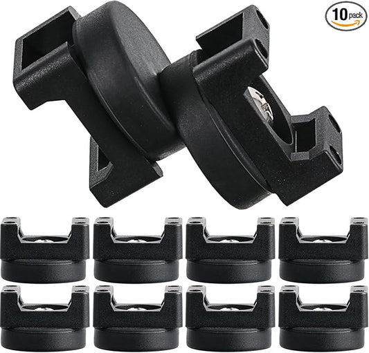 Yookeer Magnetic Zip Tie Mount Base Black Magnetic Cable Clips Wire Holder Multipurpose Cable Ties Management Base Electrical Supplies for Wire
