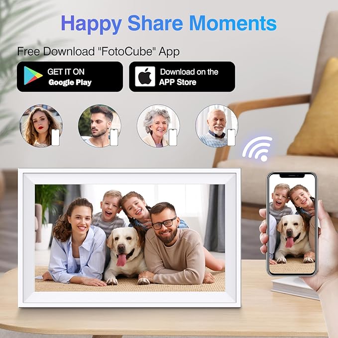 Digital Calendar 15.6 inch Wall Calendar Planner with Touch Screen, Electronic Calendars for Family Organizer, Smart Chore Chart Sync with Phone by App for Meal Planner, Photo Share Stand & Wall Mount