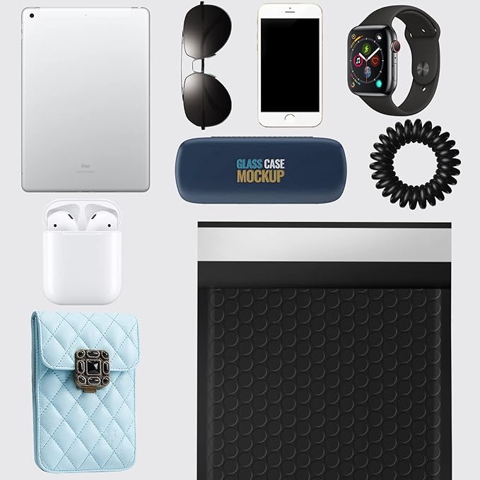 packbabol Bubble Mailers, 6x9 Inch Poly Padded Bubble Mailers Pack of 100 Bubble Envelopes Opaque Self Seal Adhesive Waterproof Bags for Shipping and Packaging(Black,6x9-100Pc)