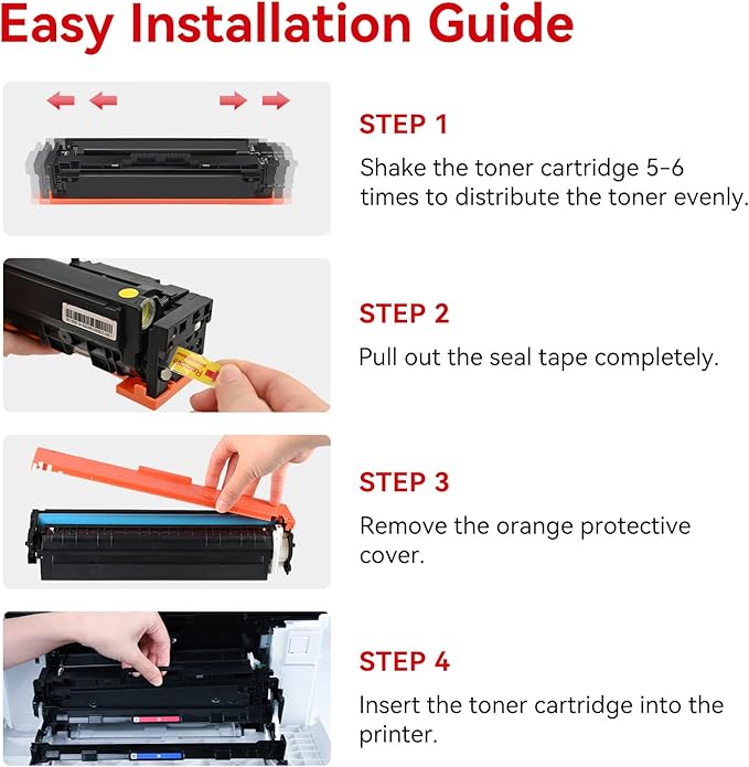 MYTONER 067H 067 Toner Cartridge Set Compatible Replacement for Canon 067H 067 Toner Cartridge High Capacity for imageCLASS MF656Cdw LBP632Cdw MF654Cdw MF653Cdw LBP633Cdw Printer (4 Pack 067H Ink)