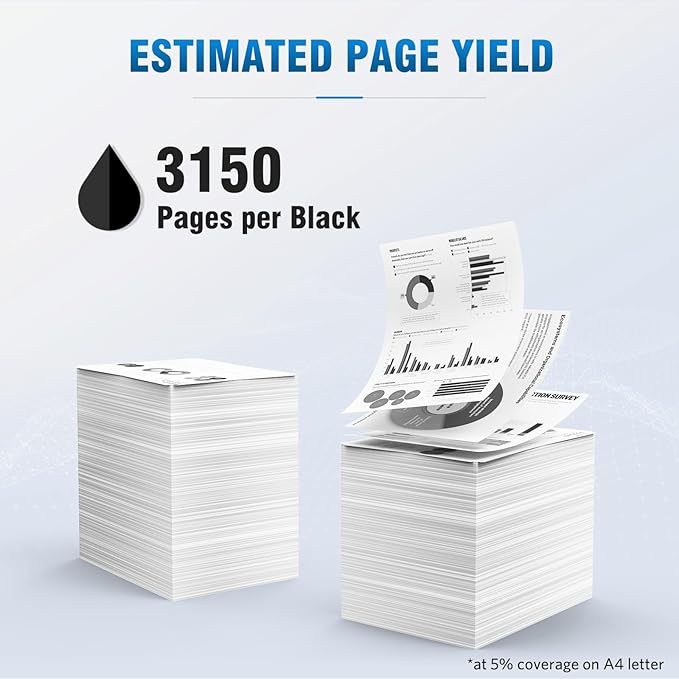 206X W2110X Black Toner Cartridge High Yield (with chip) Compatible Replacement for HP 206X 206A Laserjet Pro MFP M283fdw M283fdn M283cdw M255dw M255nw M282nw M283 M255 M282 Printer Toner (2-Pack)