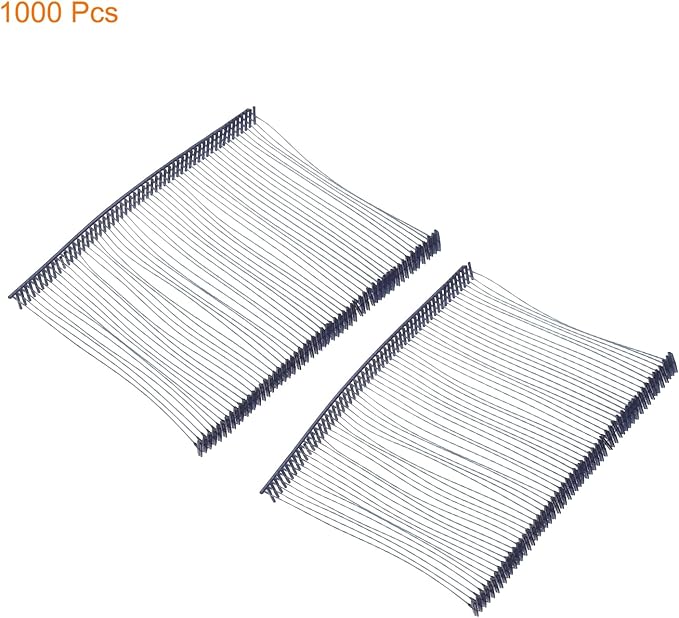 MECCANIXITY Standard Tagging Fasteners, Plastic Regular, Label Gun Price Barbs for Garment Tags, 75mm/3 Inch, Pack of 1000, Navy