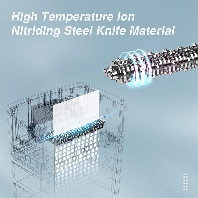 BONSEN Paper Shredder, 20-Sheet 60 Mins Nonstop Heavy Duty Paper Shredder for Office, 60dB Ultra Quiet Cross-Cut Shredder with 6.6 Gals Basket, Anti-Jam CD and Credit Shredder for Home Office (S3104)